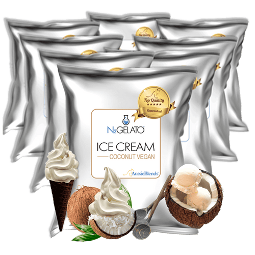 AussieBlends physical Ice Cream Mix Coconut Vegan - AussieBlends