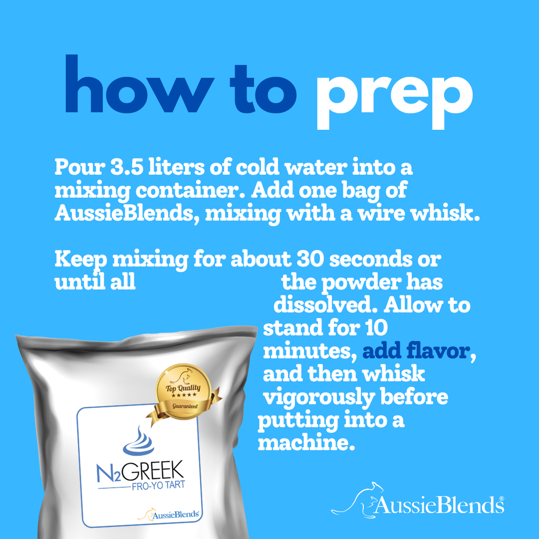 Frozen Yogurt Mix Greek - Tart