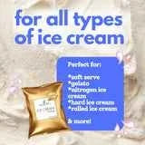 Ice Cream Mix Vegan: For Soft Serve, Rolled Ice Cream, Gelato and liquid Nitrogen - By AussieBlends