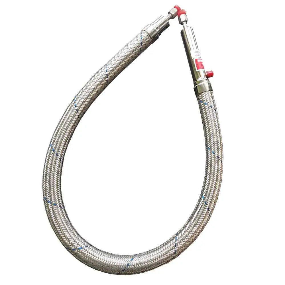 AussieBlends physical LN2 - Vacuum Jacketed Hose with Stainless Steel Braided cover - AussieBlends