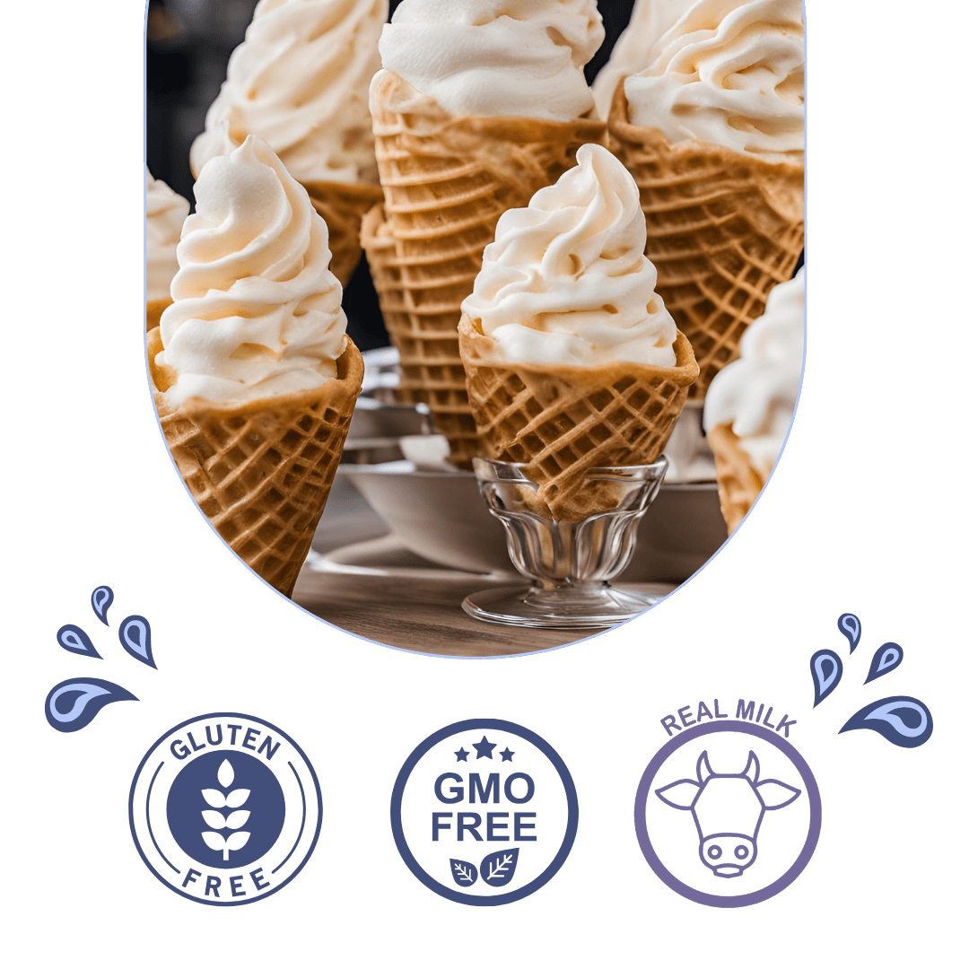 AussieBlends physical Indulgent Soft Serve Vanilla Mix - AussieBlends