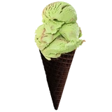 Waffle Ice Cream Cone Black Cocoa D size, Vegan