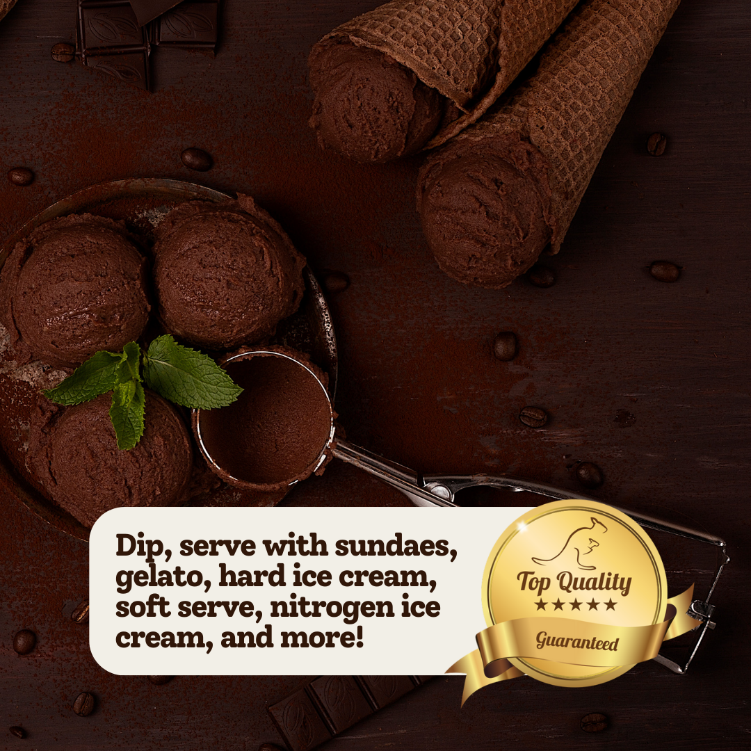 Waffle Ice Cream Cone Black Cocoa B size, Vegan