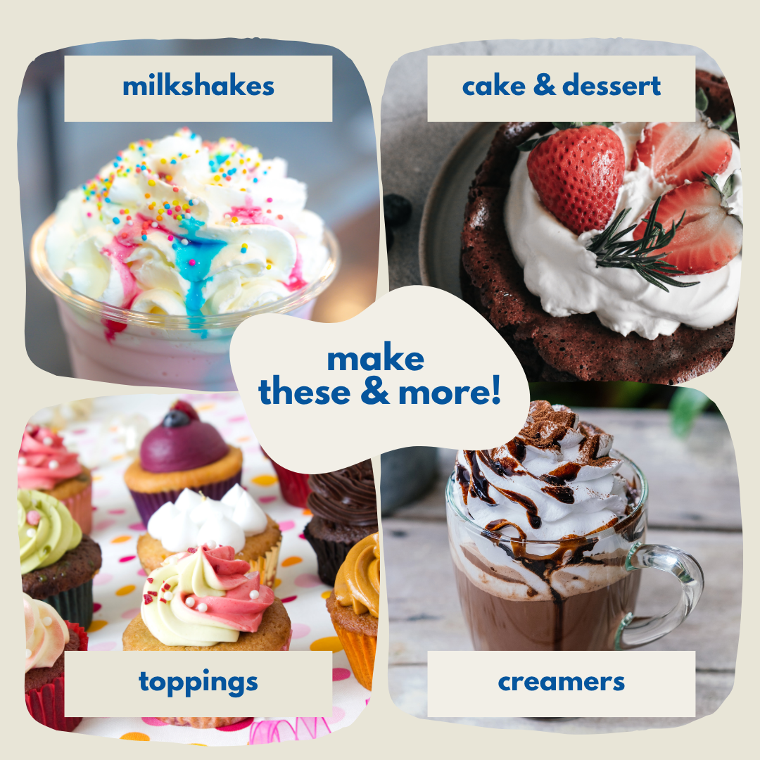 Vegetable Whipped Cream Mix - AussieBlends