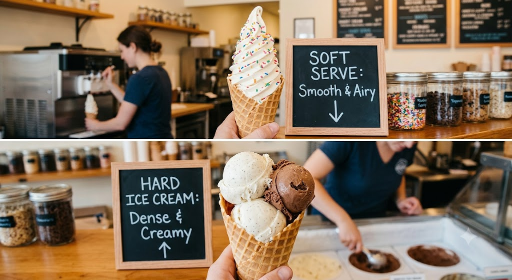 Soft Serve vs. Hard Ice Cream