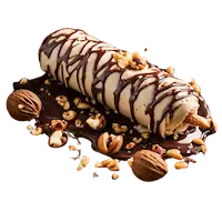 Almond Nutella Rolled Ice Cream Mix