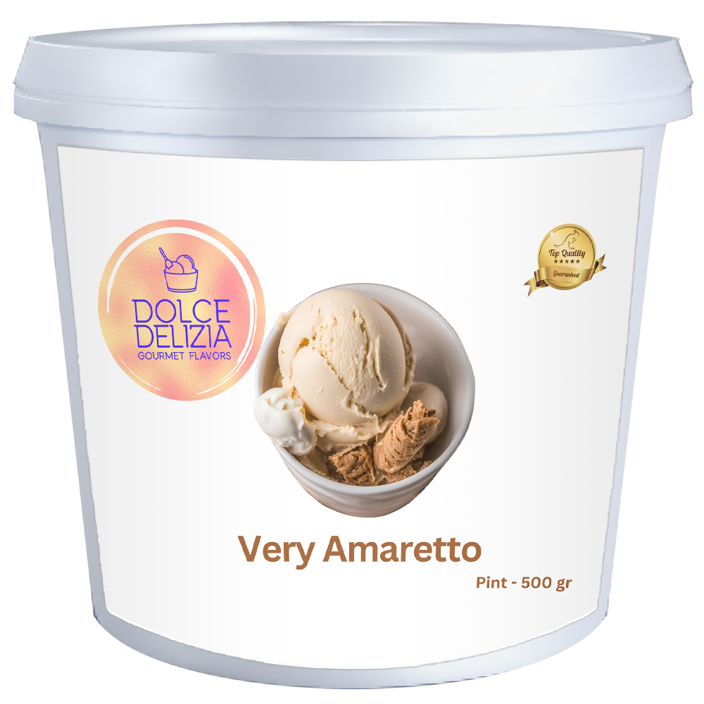 Amaretto Dolce Delizia Gelato Flavoring Pint