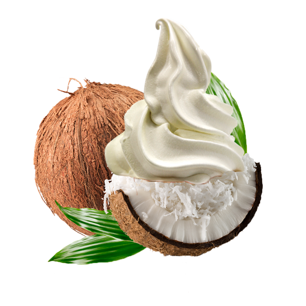 Ice Cream Mix Coconut Vegan: For Soft Serve, Rolled Ice Cream, Gelato and liquid Nitrogen - By AussieBlends