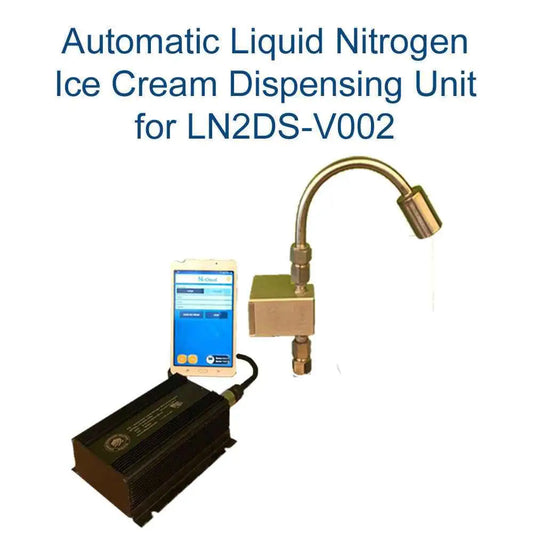AussieBlends physical LN2 - ALNDS Automatic Liquid Nitrogen Ice Cream Dispensing Unit for LN2DS-V002 - AussieBlends
