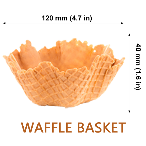 Waffle Vegan Ice Cream Basket - AussieBlends