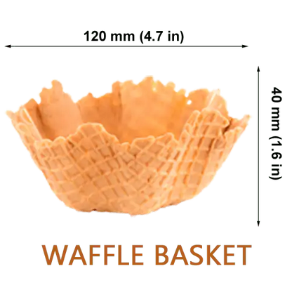 AussieBlends physical Waffle Vegan Ice Cream Basket - AussieBlends