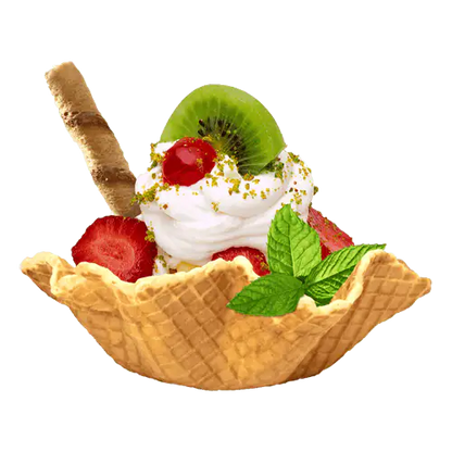 AussieBlends physical Waffle Vegan Ice Cream Basket - AussieBlends