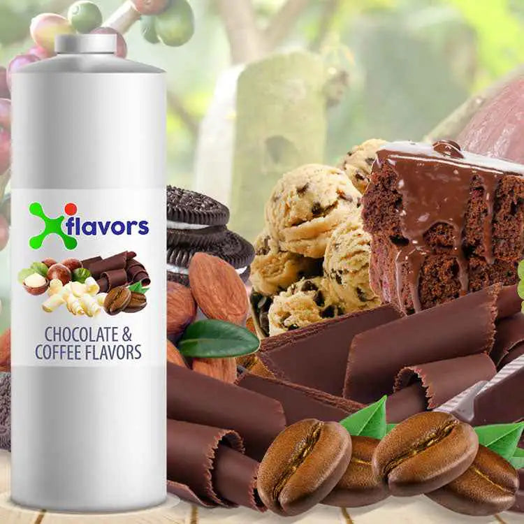 AussieBlends physical X-Flavors: Chocolate & Coffee Concentrated Flavorings for Frozen Yogurt and Soft Serve