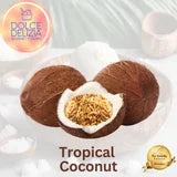 Our Tropical Paradise Flavor is a tantalizing blend of exotic fruits like pineapple, mango, coconut, and more. It captures the essence of a sun-soaked island getaway in every mouthful.