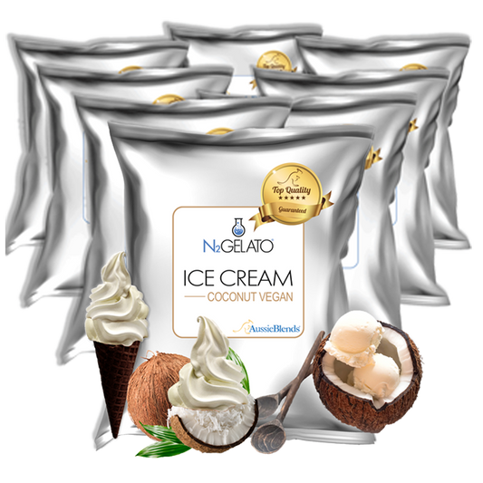 Indulge in the tropical paradise of coconuts with each spoonful. Our vegan ice cream mix captures the authentic taste of fresh coconuts, creating an unmatched creaminess that will whisk you away to an island getaway.