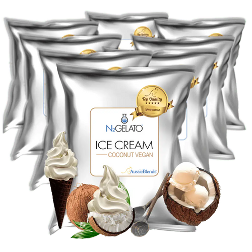 AussieBlends physical Ice Cream Mix Coconut Vegan - AussieBlends