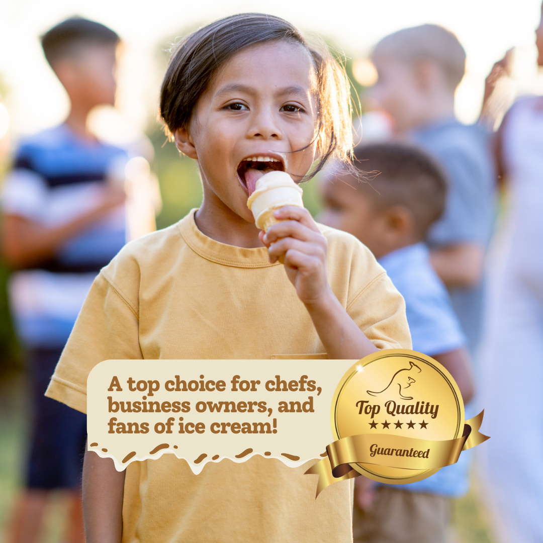 Ice Cream Mix Coconut Vegan: For Soft Serve, Rolled Ice Cream, Gelato and liquid Nitrogen - By AussieBlends