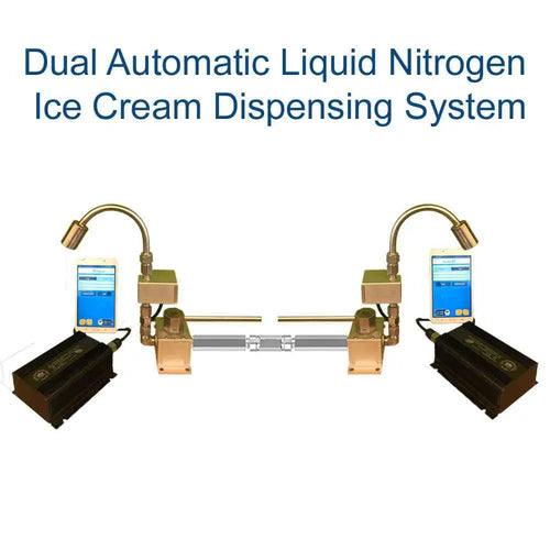 AussieBlends physical LN2 - ALNDS Dual Automatic Liquid Nitrogen Ice Cream Dispensing System - AussieBlends