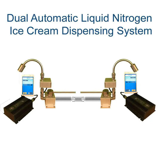 AussieBlends physical LN2 - ALNDS Dual Automatic Liquid Nitrogen Ice Cream Dispensing System - AussieBlends