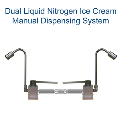 The process of making liquid nitrogen ice cream involves a combination of the Aussieblends ice cream mix base, natural flavorings, and toppings in a mixing bowl. Then