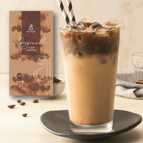 Enjoy the perfect coffee frappe or iced coffee with Coffee Frappe Mix