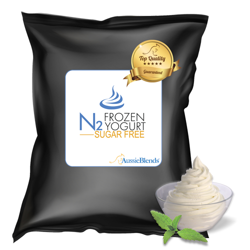 Enjoy a sugar free frozen yogurt Mix