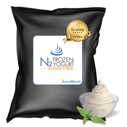 Enjoy a sugar free frozen yogurt Mix