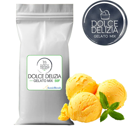 AussieBlends physical Gelato Mix Dolce Delizia 50F - Fruta, Vegetarian