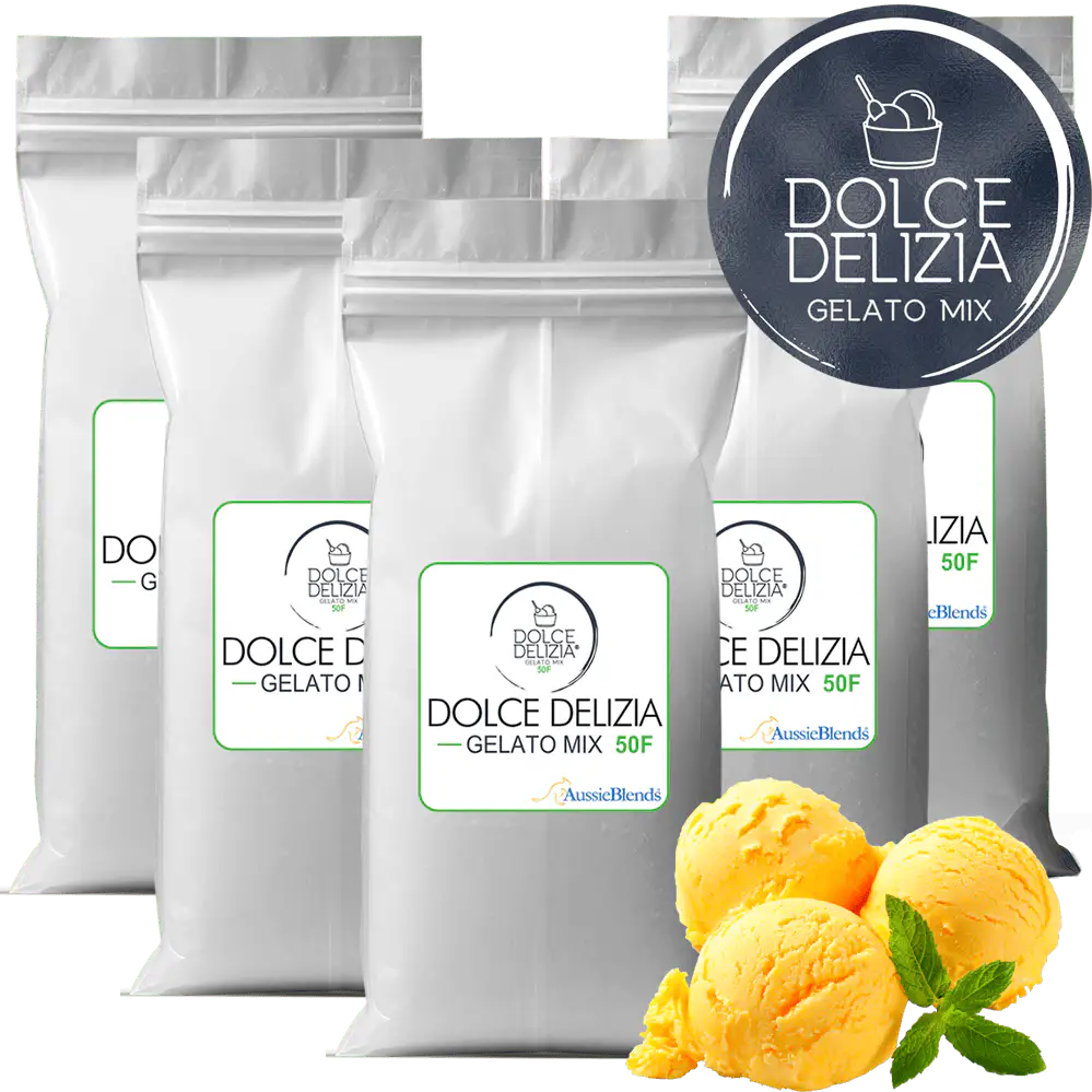 AussieBlends physical Gelato Mix Dolce Delizia 50F - Fruta, Vegetarian