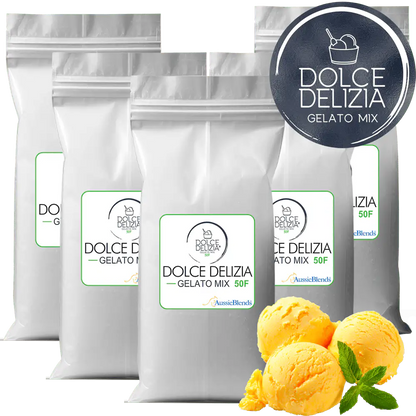 AussieBlends physical Gelato Mix Dolce Delizia 50F - Fruta, Vegetarian