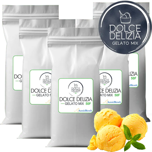 AussieBlends physical Gelato Mix Dolce Delizia 50F - Fruta, Vegetarian