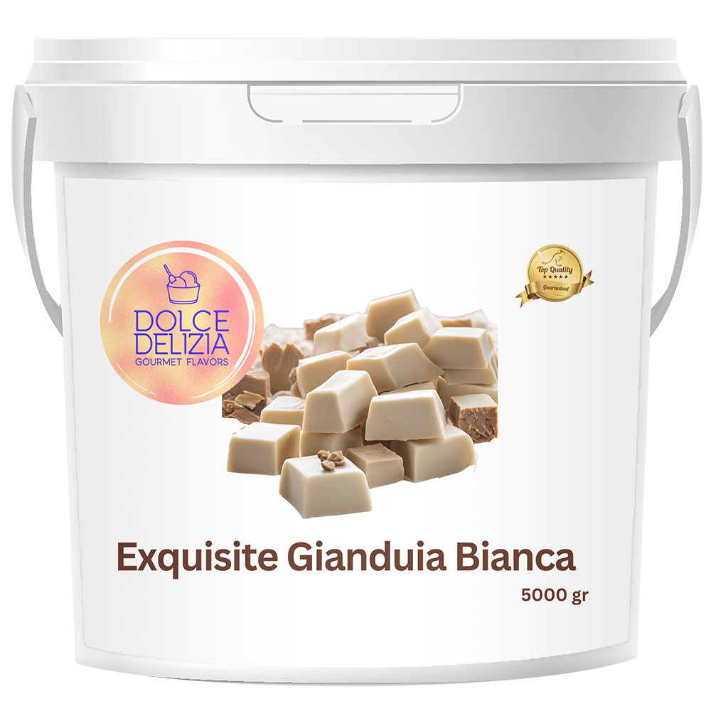 Gianduia Bianca Dolce Delizia Gelato Flavoring Bucket