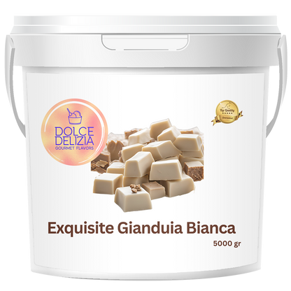 Gianduia Bianca Dolce Delizia Gelato Flavoring Bucket