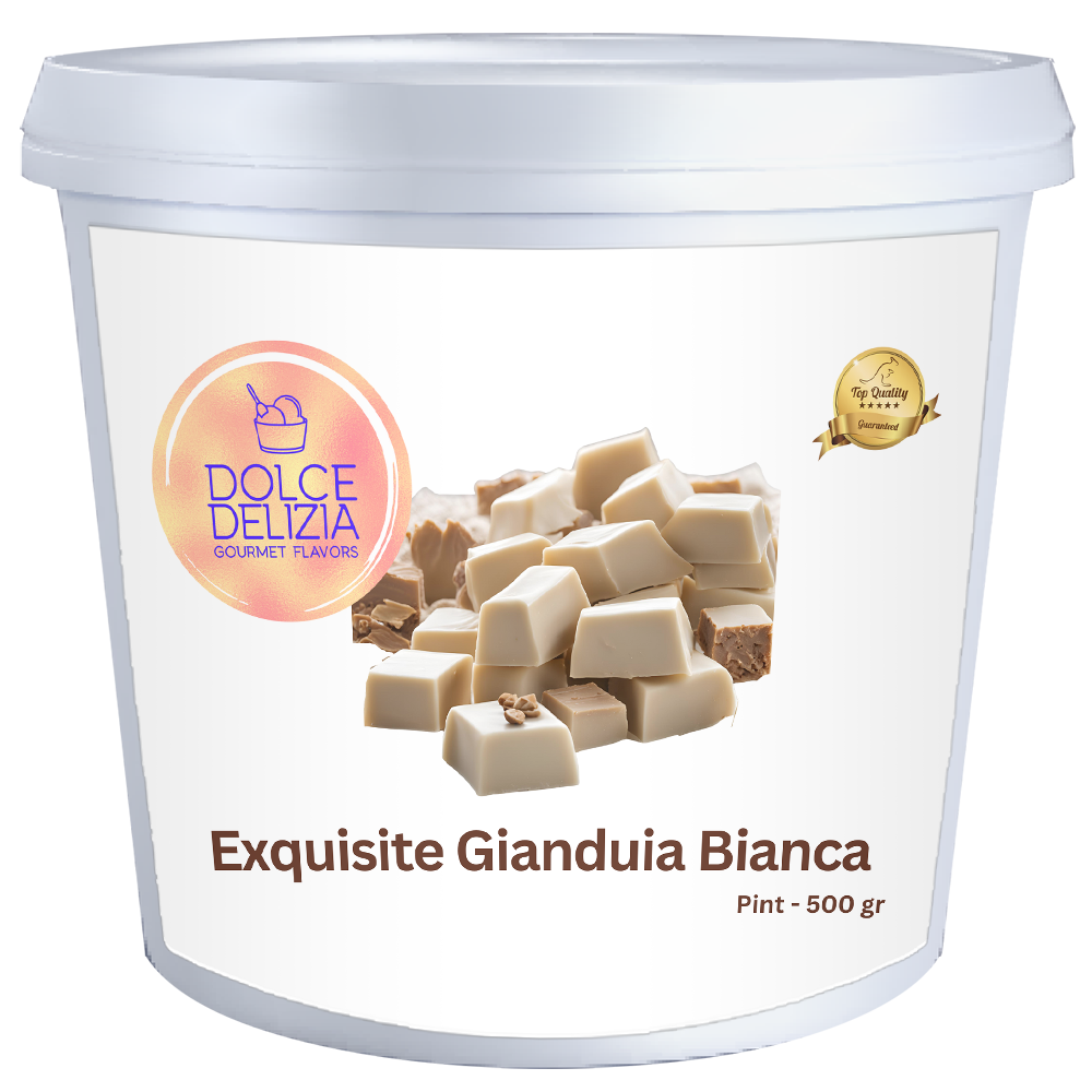 Gianduia Bianca Dolce Delizia Gelato Flavoring Pint