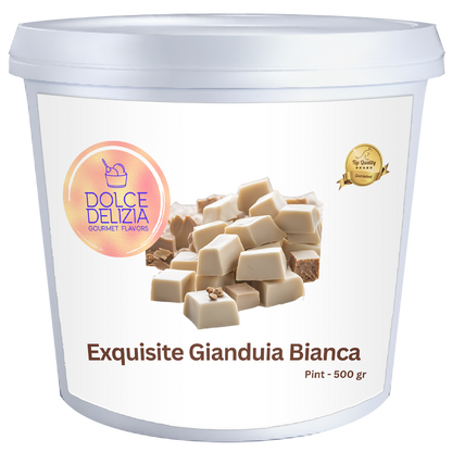 Gianduia Bianca Dolce Delizia Gelato Flavoring Pint