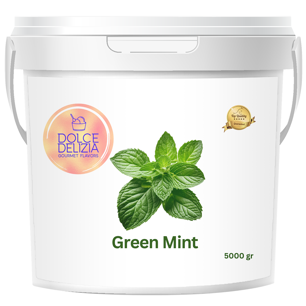 Green Mint Dolce Delizia Gelato Flavoring Bucket