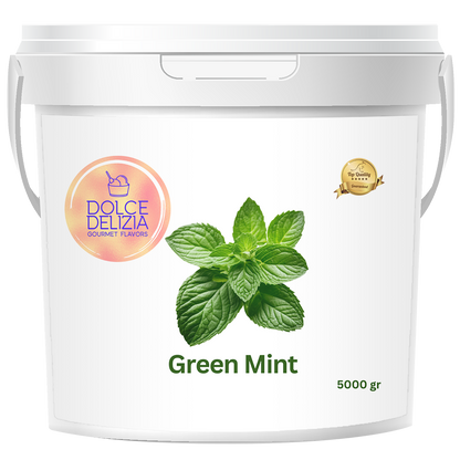 Green Mint Dolce Delizia Gelato Flavoring Bucket