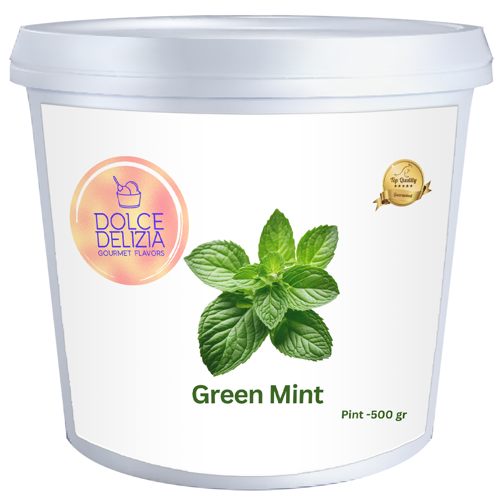 Green Mint Dolce Delizia Gelato Flavoring Pint