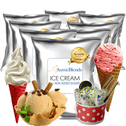AussieBlends physical Ice Cream Mix Non Added Sugar - AussieBlends