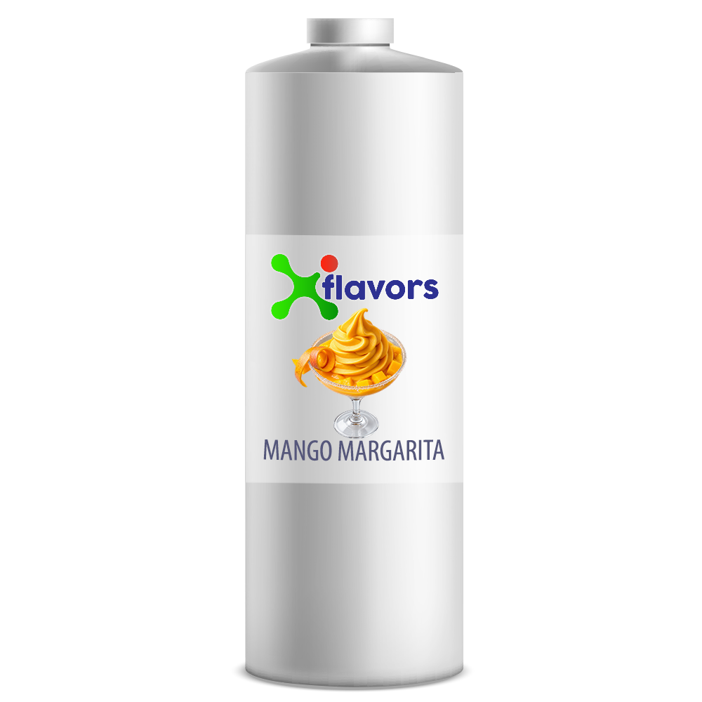 plastic bottle of mango margarita concentrated flavoring