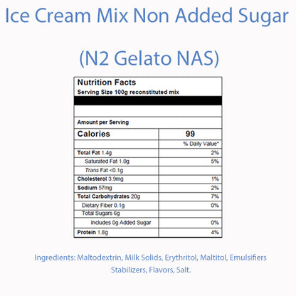 Ice Cream Mix Non Added Sugar - AussieBlends