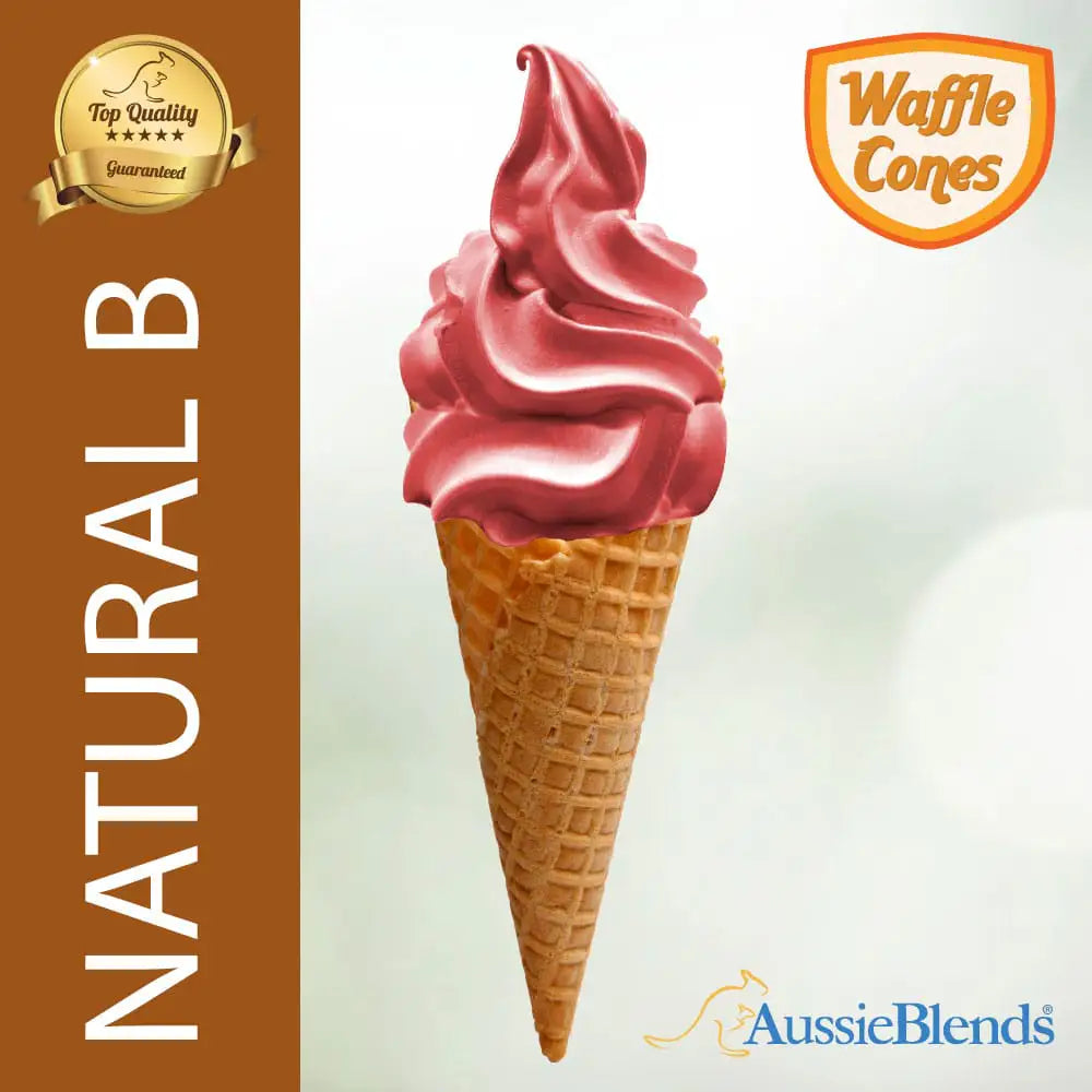 AussieBlends physical Waffle Vegan Ice Cream Cone Samples - AussieBlends