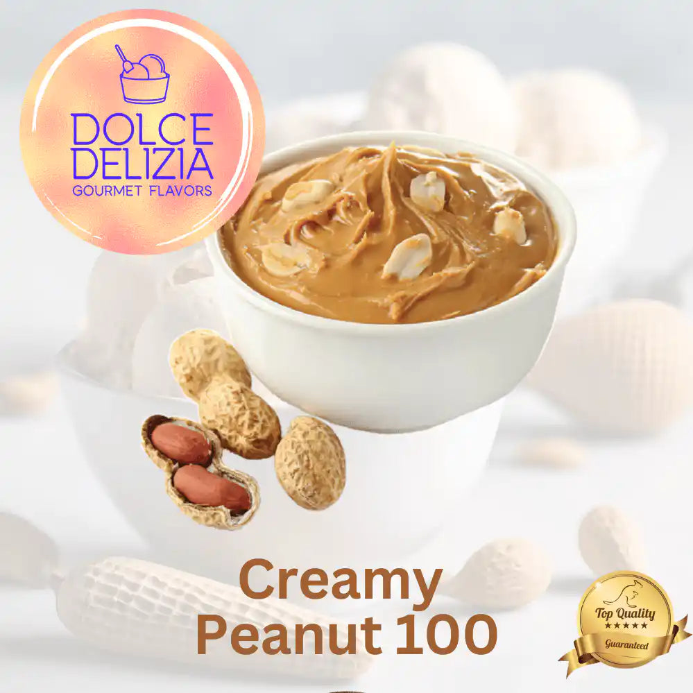 AussieBlends food Creamy Pure Peanut 100% - Dolce Delizia Gourmet Flavoring