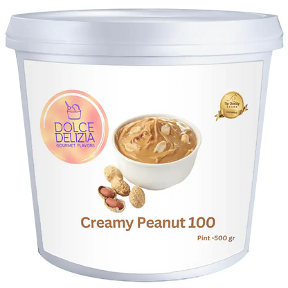 AussieBlends food Creamy Pure Peanut 100% - Dolce Delizia Gourmet Flavoring