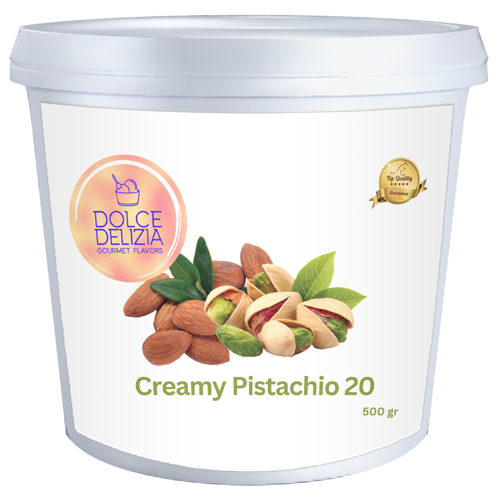 Pistachio almond Delizia Gelato Flavoring Pint