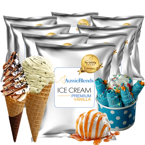 Soft Serve Ice Cream Mix Premium Vanilla - AussieBlends