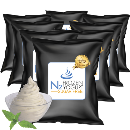 Enjoy a sugar free frozen yogurt Mix