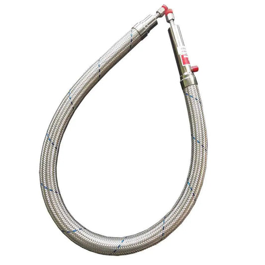 AussieBlends physical LN2 - Vacuum Jacketed Hose with Stainless Steel Braided cover - AussieBlends
