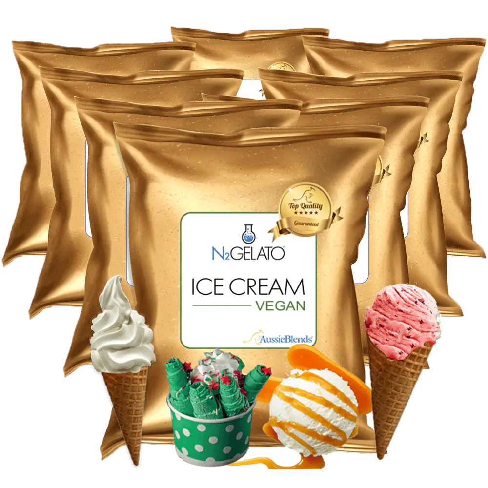 AussieBlends physical Vegan Ice Cream Soft Serve Mix - AussieBlends
