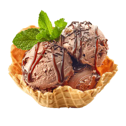 AussieBlends physical Waffle Vegan Ice Cream Basket - AussieBlends